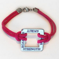 Square Awareness Bracelet w/ Customized Message